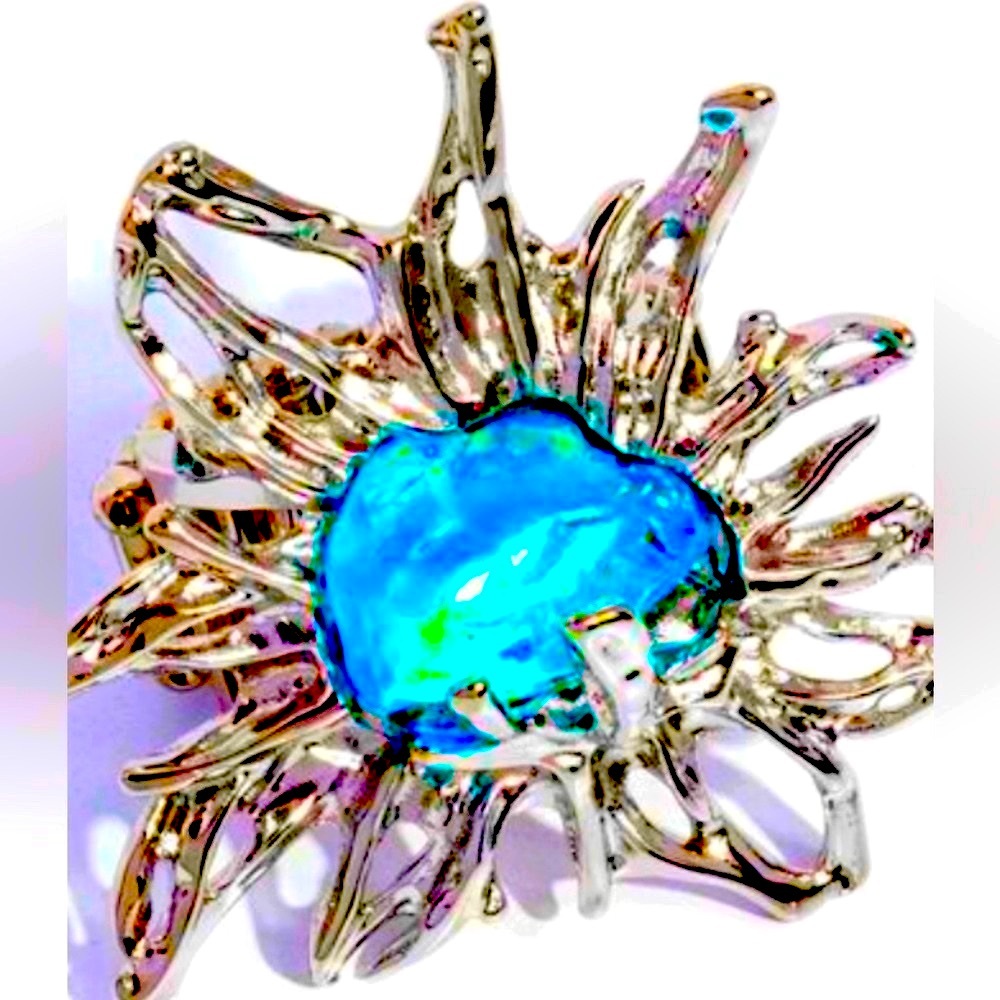 🩵💎🩵 “ARTISTIC MOVEMENT” BLUE RING ~ PAPARAZZI❗️ 🩵💎🩵